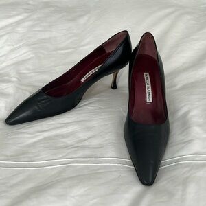 Manolo Blahnik Shoes Pumps Black Size 38